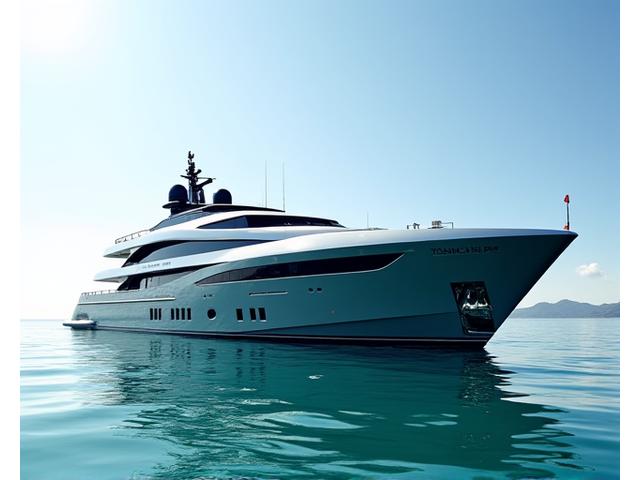 中古ヘーセン50mスーパーヨット、モダンなデザイン